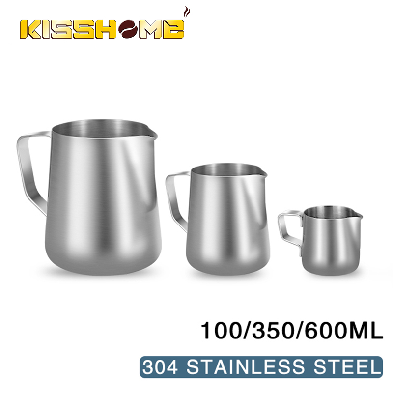 Milk Steaming Pitcher - Coffee Milk Frothing Pitcher Stainless Steel