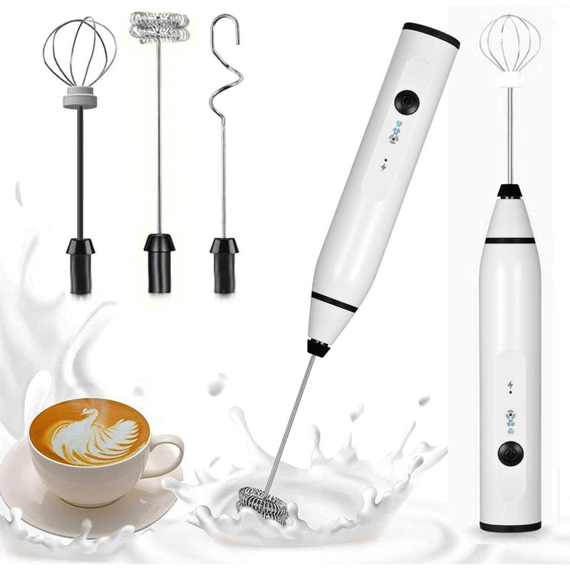 Milk Steaming Pitcher - Mini Electric Handheld Milk Frother Electric