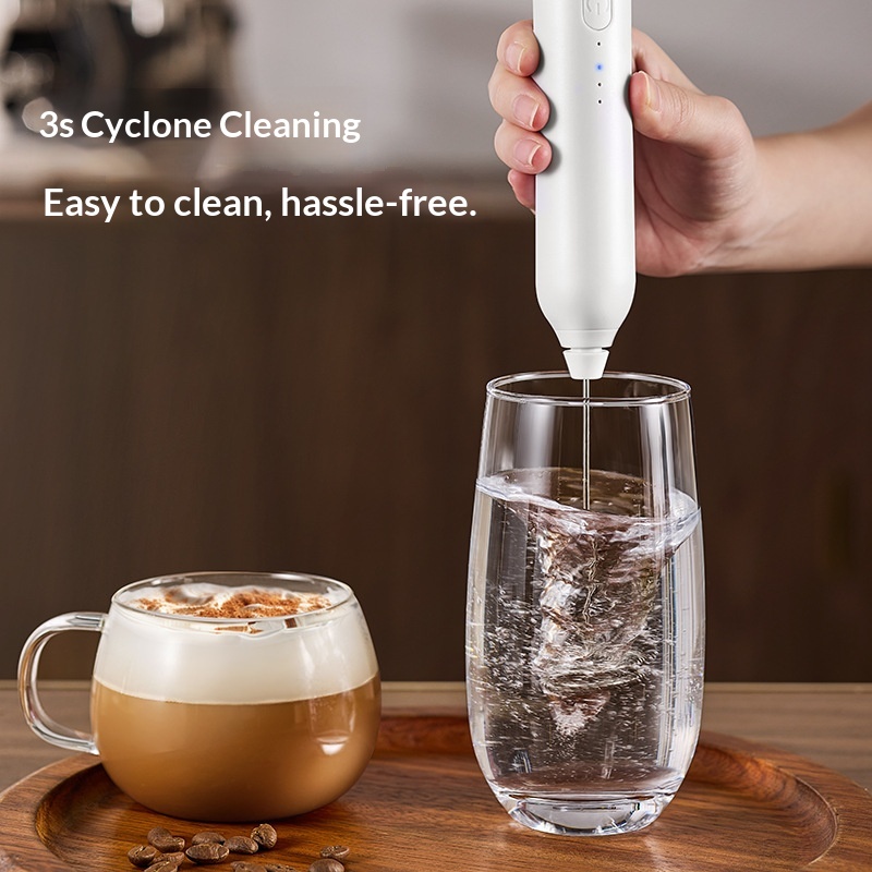 Milk Steaming Pitcher - USB Rechargeable Electric Egg Beater 2