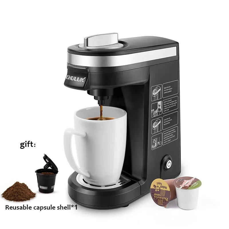 Coffee Equipment For Home - 110V/220V K-Cup Capsule Coffee Maker American