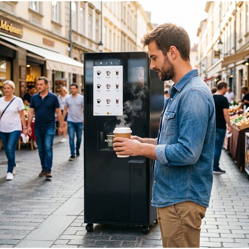 Self Service Coffee Vending Ma - Coffee Equipment Dropshipping ulasan dan harga