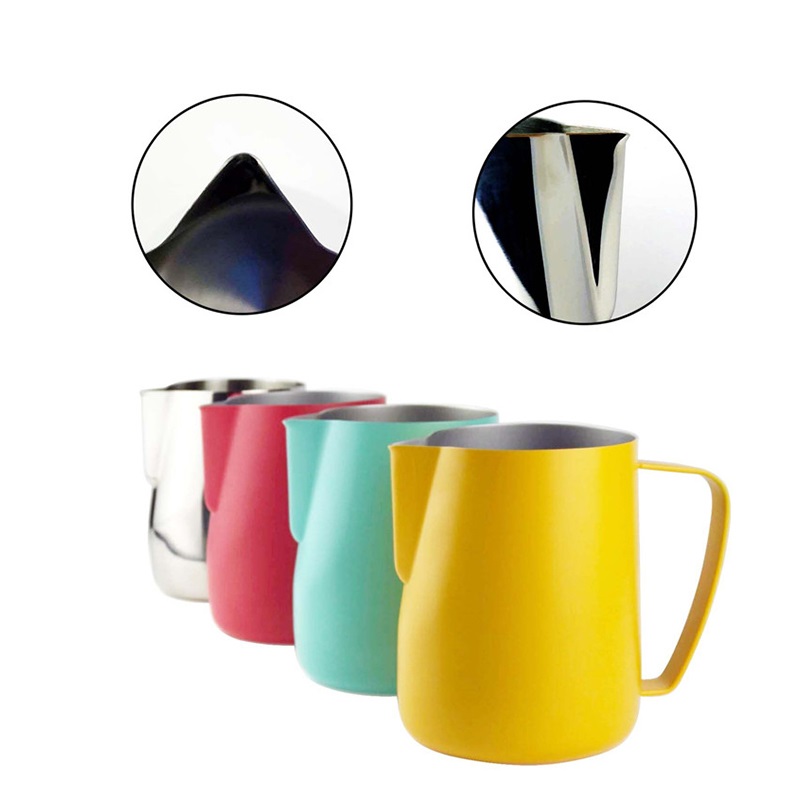 Stainless Steel Latte Coffee M - Milk Steaming Pitcher ulasan dan harga