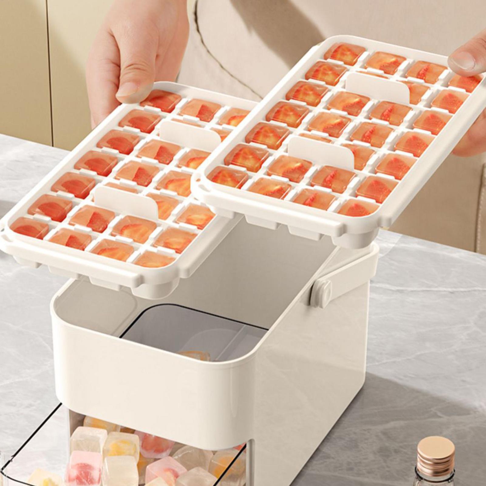 Ice Tray with Box 56-Cavity Re - Coffee Equipment Tray ulasan dan harga