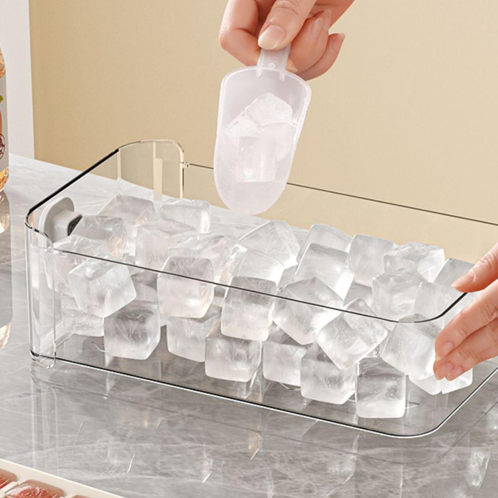 Ice Tray with Box 56-Cavity Re - Coffee Equipment Tray ulasan dan harga