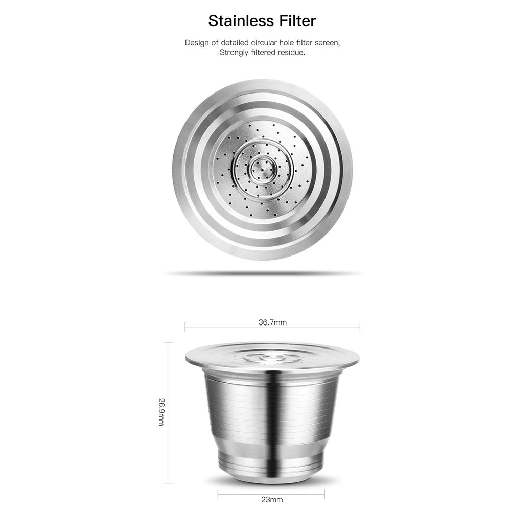 Nespresso Reusable Coffee Caps - Coffee Equipment For Home ulasan dan harga