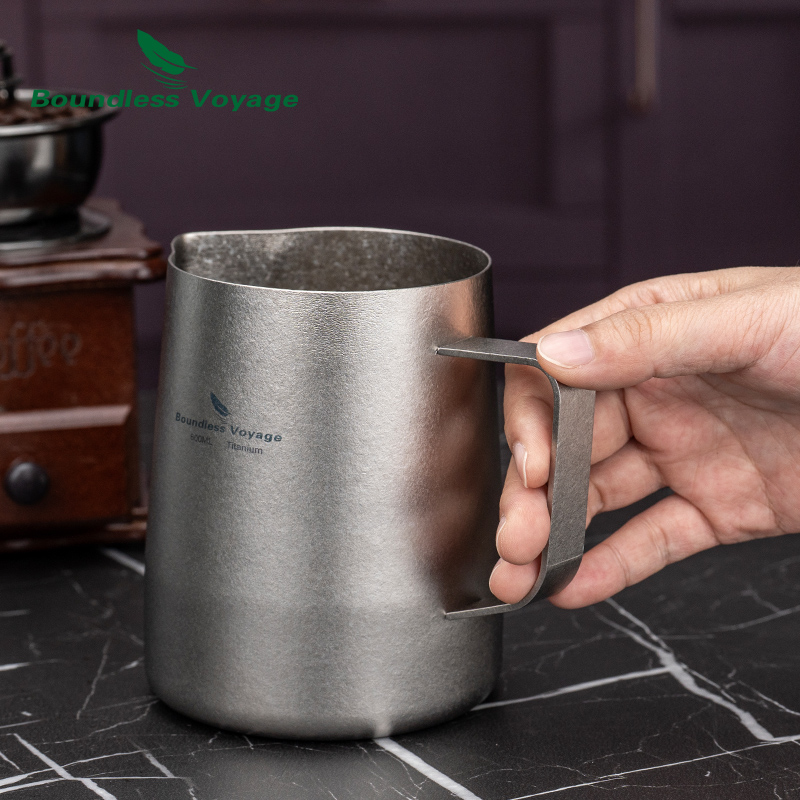 Boundless Voyage Titanium Milk - Milk Steaming Pitcher ulasan dan harga