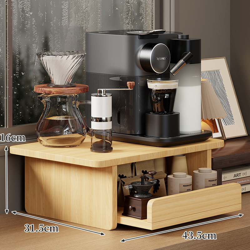 Minimalist Wooden Coffee Corne - Coffee Equipment Holder ulasan dan harga