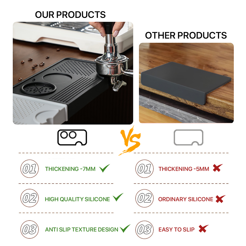 Coffee Tamper Mat Station Stan - Coffee Equipment Holder ulasan dan harga
