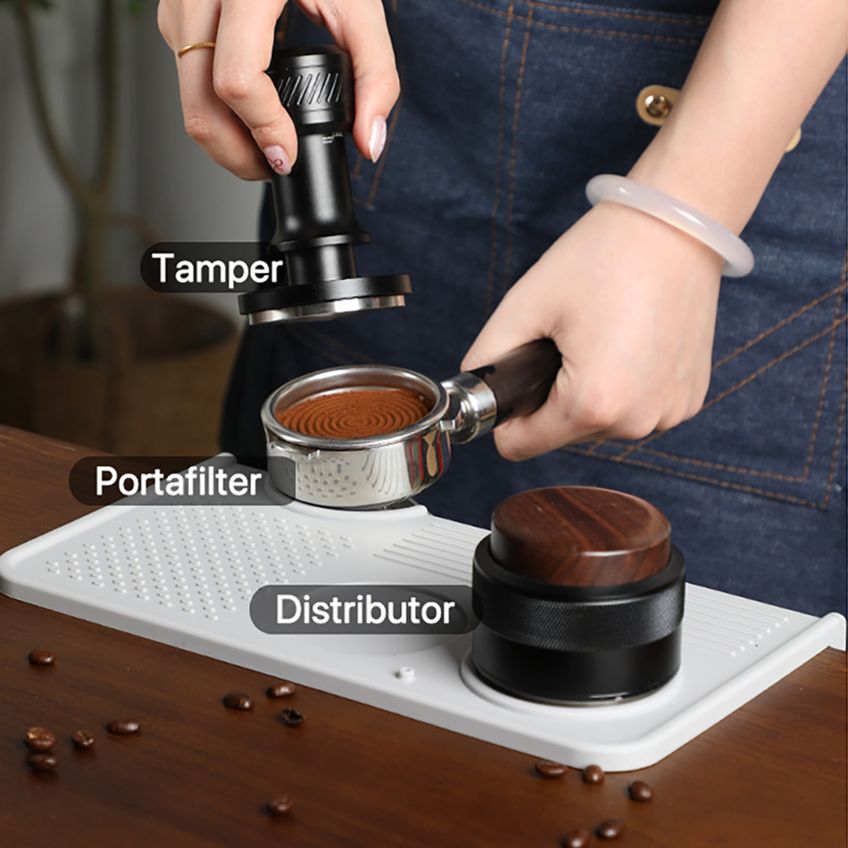 Coffee Tamper Mat Station Stan - Coffee Equipment Holder ulasan dan harga