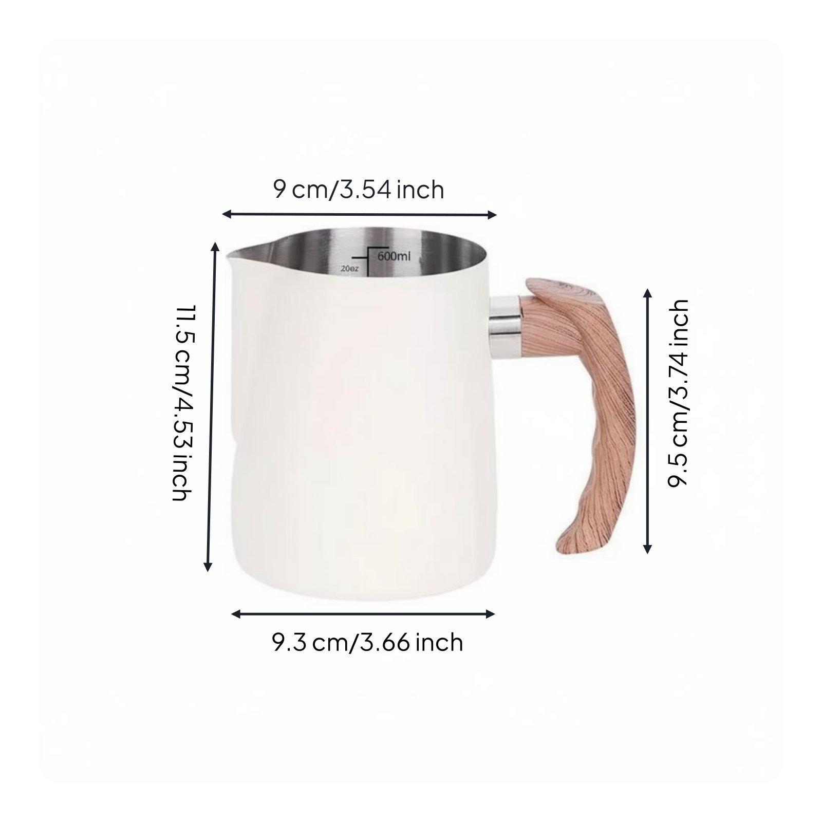 Milk Frothing Pitcher with Hea - Milk Steaming Pitcher ulasan dan harga
