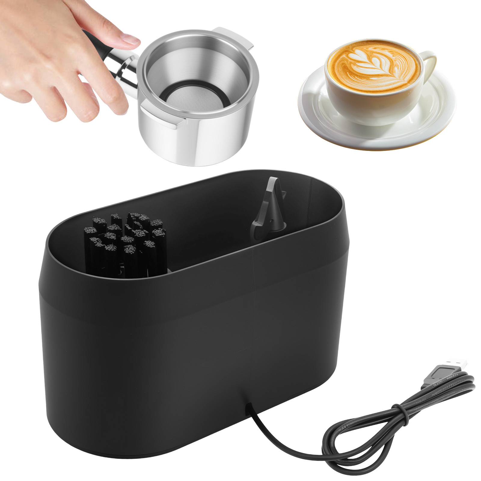 Automatic Knock Box Cleaner El - Coffee Equipment Holder ulasan dan harga