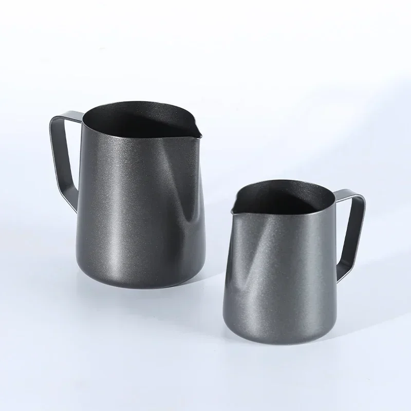 Thick Black 350/600ml Latte Ar - Milk Steaming Pitcher ulasan dan harga
