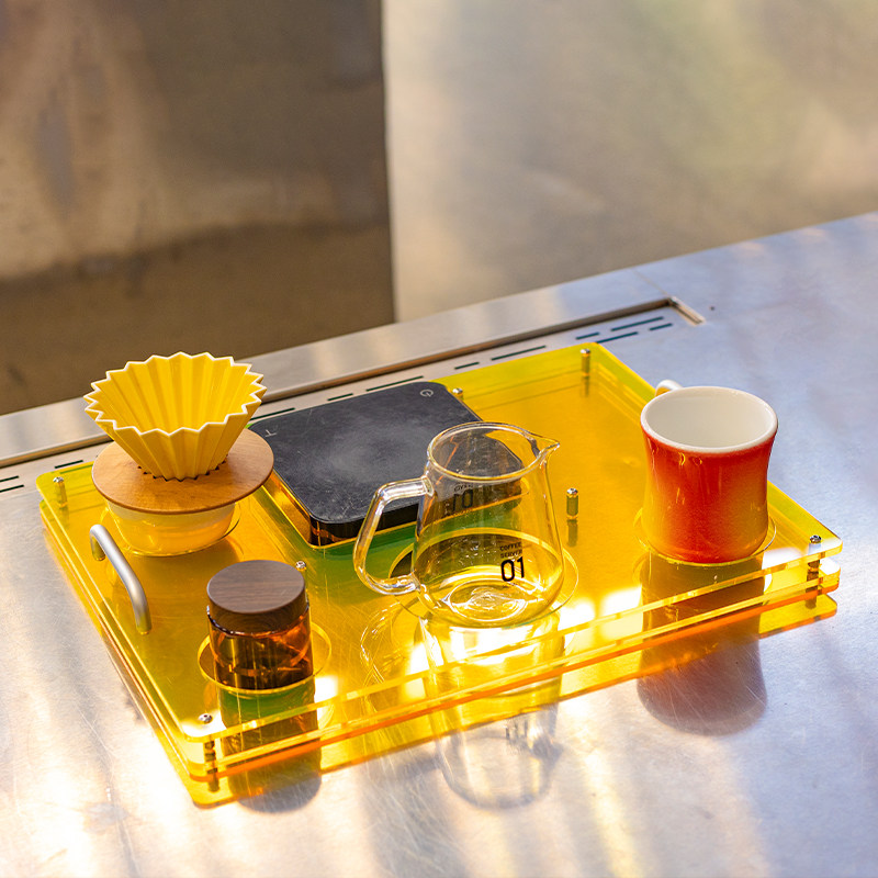 Acrylic coffee tray, used to s - Coffee Equipment Tray ulasan dan harga