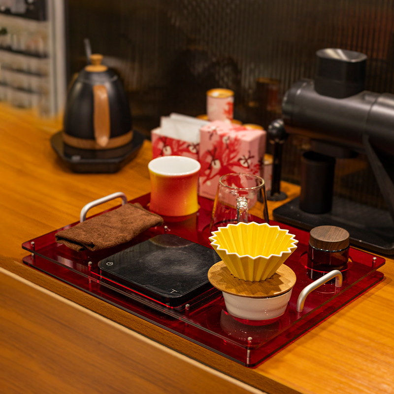 Acrylic coffee tray, used to s - Coffee Equipment Tray ulasan dan harga