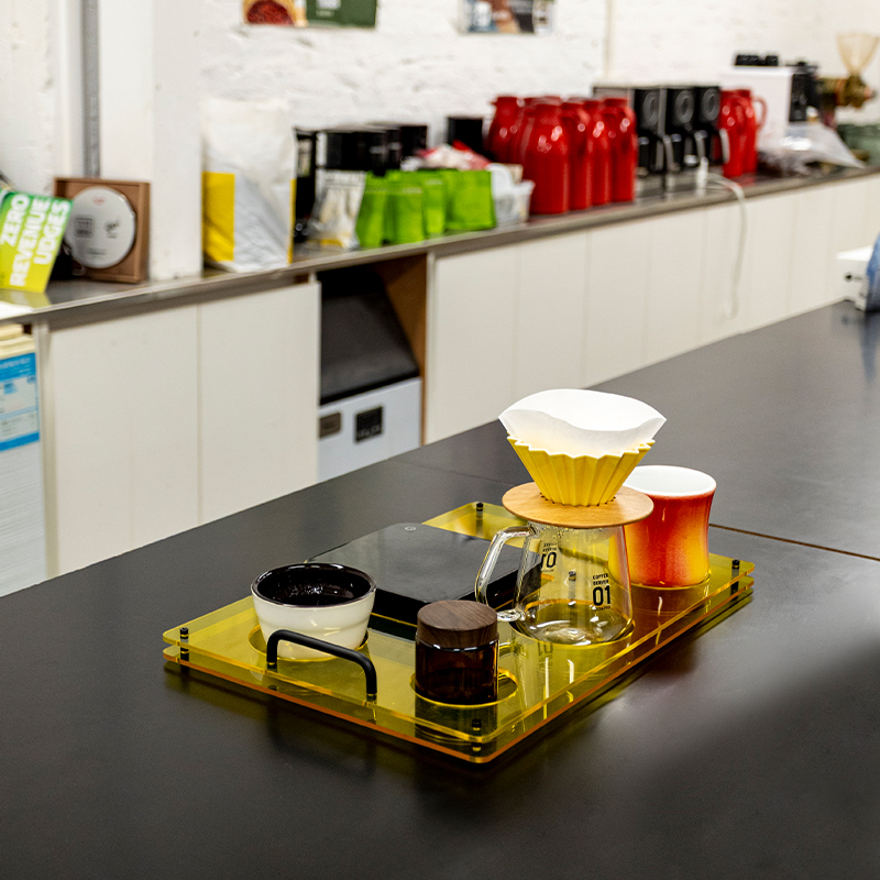 Acrylic coffee tray, used to s - Coffee Equipment Tray ulasan dan harga