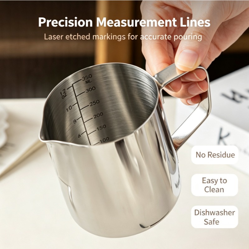 Milk Frothing Pitcher,Stainles - Milk Steaming Pitcher ulasan dan harga