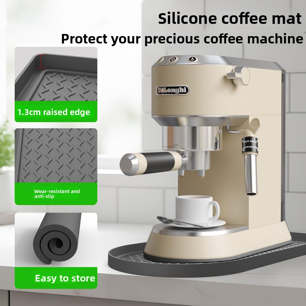 Silicone Coffee Machine Mat 40 - Coffee Equipment Tray ulasan dan harga